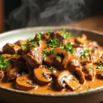 authentic russian beef stroganoff creamy sauce