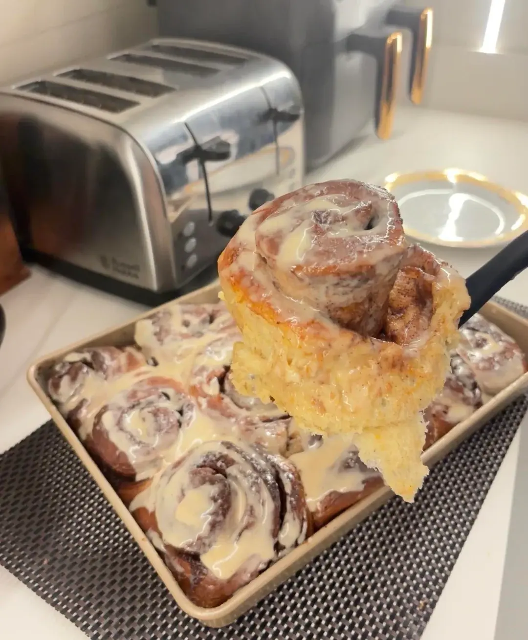 Carrot Cake Cinnamon Rolls
