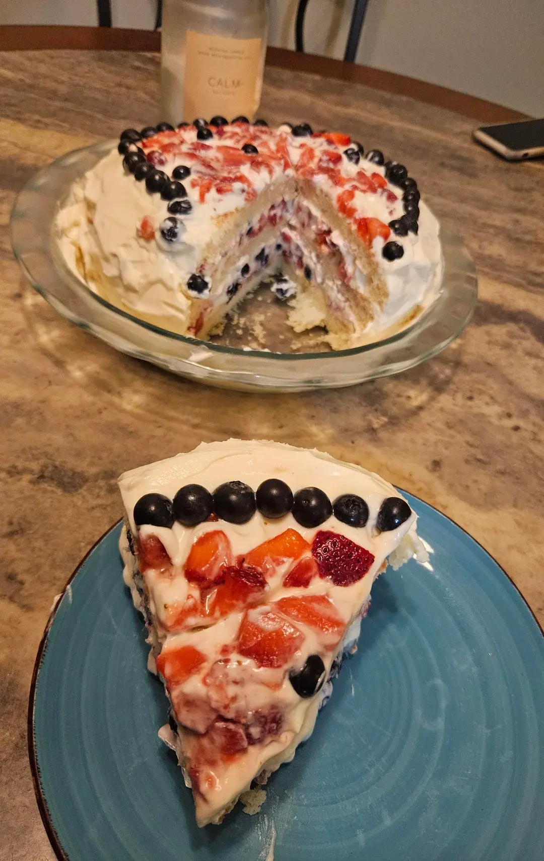 chantilly cream cake