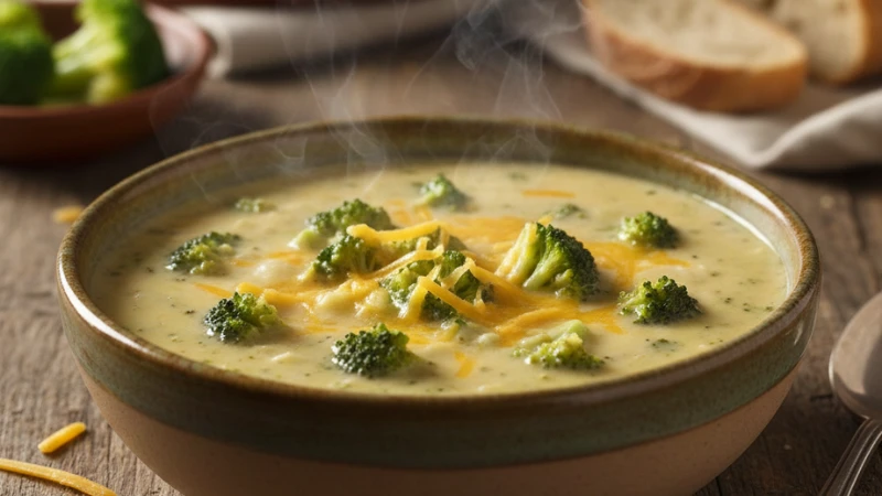 Creamy Broccoli Cheddar Soup