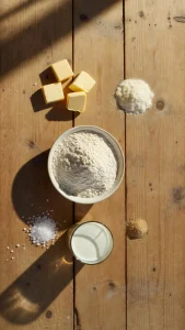 ingredients for korean salt bread