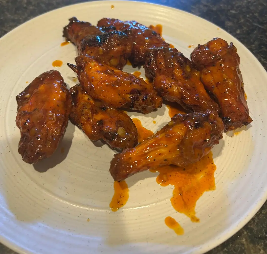 Smoked Wings with My Go To Homemade Buffalo Sauce