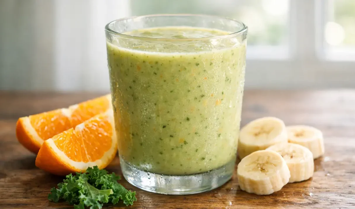 Kale Orange Banana Smoothie