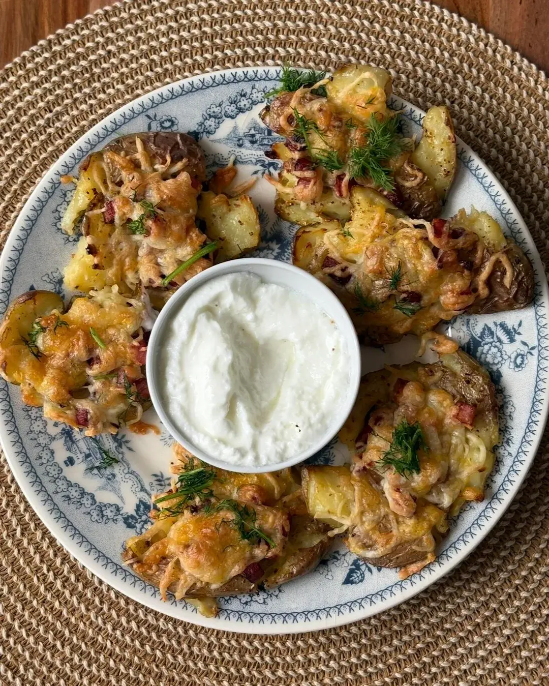 Loaded Smashed Potatoes