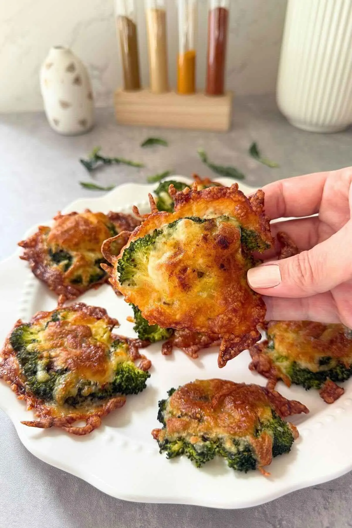 Smashed Broccoli with Parmesan
