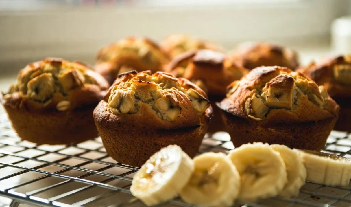 Banana Oat Muffins