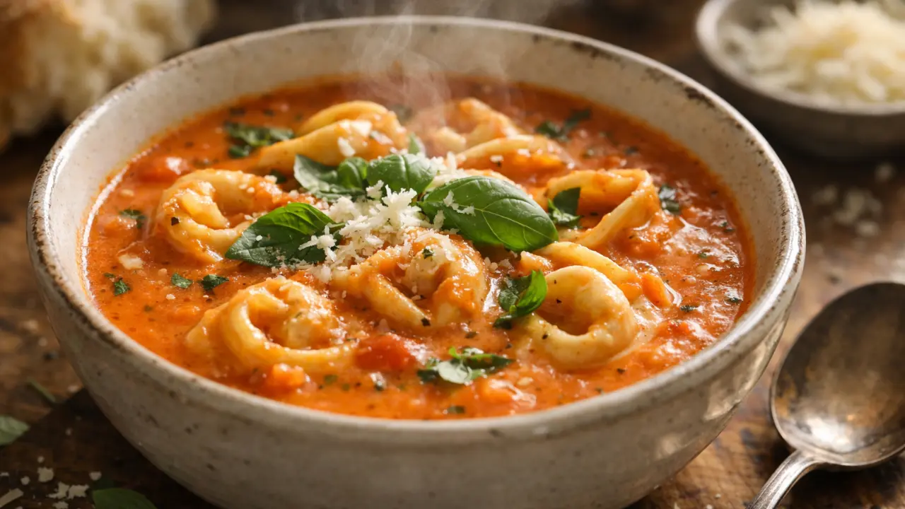 Tomato Tortellini Soup