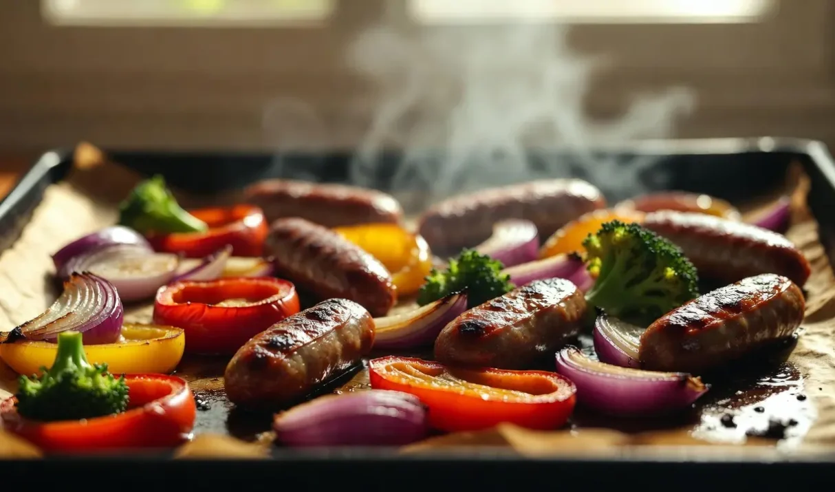 Sheet Pan Sausage and Veggies