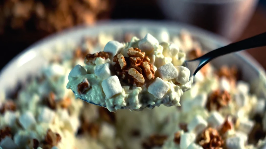 watergate salad creamy texture close up